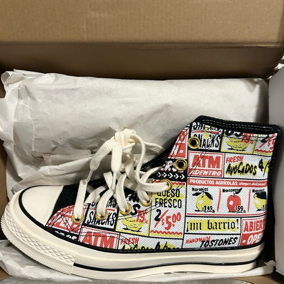 Converse Chuck 70 mi gente’ High Top Skate Sneakers - Picture 3 of 17